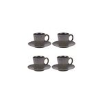 Coffret de 4 tasses  caf liv 22 cl