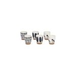Coffret 6 tasses  caf mykonos