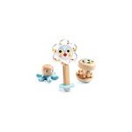 Coffret cadeau 3 jouets d'activit�s baby blanc kit