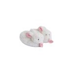 Coffret chaussons hochet mon tout petit lapin rose (0 - 6 mois)
