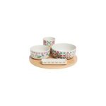 Coffret plateau et ses 4 bols donna