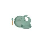 Coffret repas assiette cuill�re bavoir