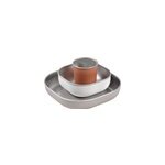Coffret repas inox terracotta