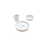 Coffret repas en porcelaine garden