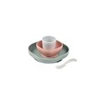 Coffret repas en silicone eucalyptus (4 pi�ces)