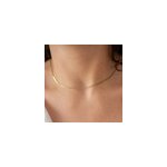 Collier ajustable dor - chaine serpent