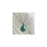 Collier alma aventurine verte argent Collier alma aventurine verte argent