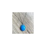 Collier alma howlite turquoise argent Collier alma howlite turquoise argent