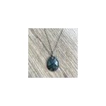 Collier alma labradorite grise argent