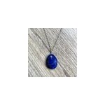 Collier alma lapis lazuli bleu argent