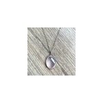 Collier alma quartz rose argent