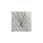 Collier amazonite plaqu� or carrie