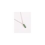 Collier - az�ris vert - argent