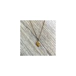 Collier citrine plaqu� or carrie