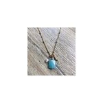 Collier clara amazonite or
