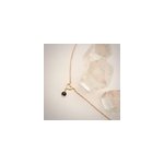 Collier coeur oeil de tigre romy or