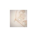 Collier coeur pierre de lune romy or