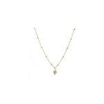 Collier court aventurine - n�o