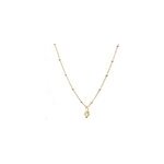 Collier court citrine - n�o