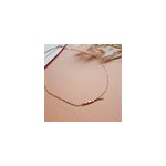 Collier cube mini rve golden