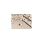 Collier ventail dor et blanc