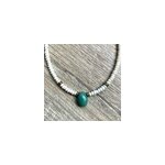 Collier gina chrysoprase verte