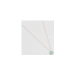 Collier goutte aqua calcedoine Collier goutte aqua calcedoine