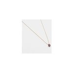 Collier goutte rubis zoisite