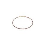 Collier karia en pierres grenat