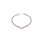 Collier lumia en pierres grenat