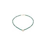 Collier lumia en pierres malachite