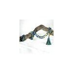 Collier mala chrysocolle citrine 8 mm Collier mala chrysocolle citrine 8 mm