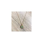 Collier margaux aventurine or