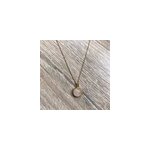 Collier margaux quartz rose or