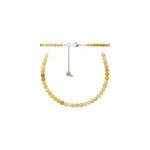 Collier opale jaune