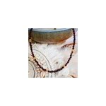 Collier paola grenat