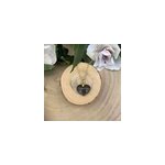 Collier pendentif c ur en labradorite naturelle