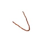 Collier perles d'ambre cognac