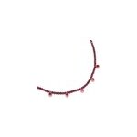Collier perles de grenat