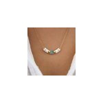 Collier de perles japonaises - turquoise Collier de perles japonaises - turquoise
