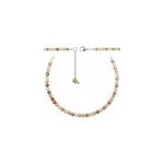 Collier pierre lune orang�e