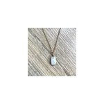 Collier pierre de lune plaqu or esme