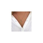 Collier pierre naturelle pampille jade Collier pierre naturelle pampille jade