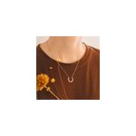 Collier plaqué or mode pendentif soleil Collier plaqué or mode pendentif soleil