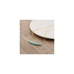 Collier ras de cou turquoise