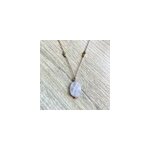 Collier sautoir karma quartz rose