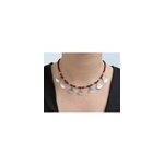 Collier shat shat touareg en argent et perles bijou traditionnel