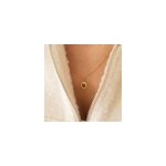 Collier soleil ajustable doré - grenat Collier soleil ajustable doré - grenat