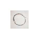 Collier tr�fle pierres naturelles argent