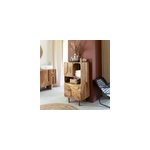 Colonne de salle de bain en bois d'acacia tilio